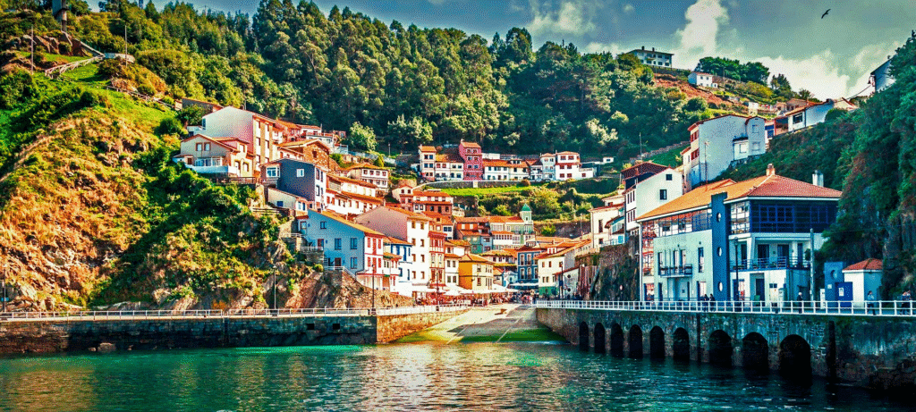 cudillero asturias en camper o autocaravana