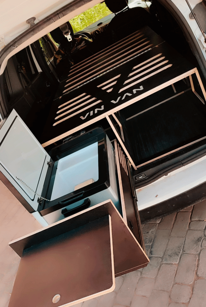 vin van box mueble camper