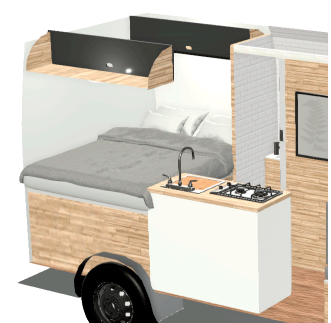 distribucion l3h2 patagonia furgoneta camper