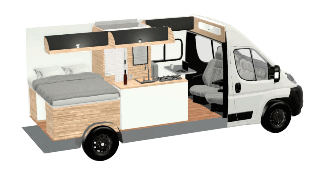 distribuciones l3h2 furgoneta camper