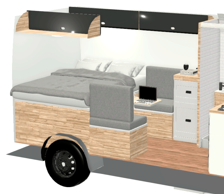 distribución l3h2 camper atacama