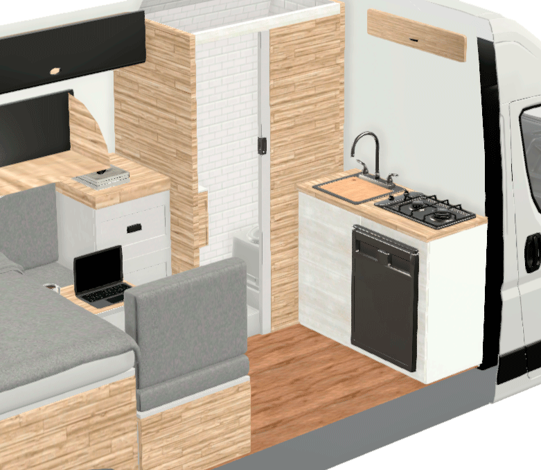 distribución l3h2 camper atacama