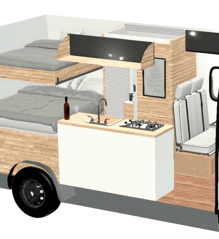 distribucion l3h2 furgoneta camper pampa xl