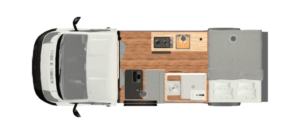 distribucion l3h2 furgoneta camper pampa