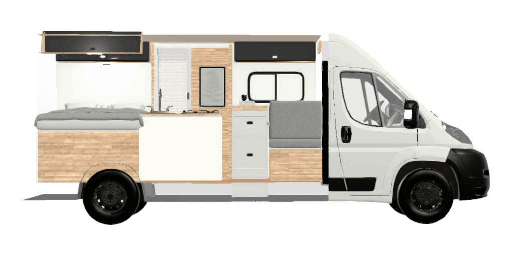 distribuciones l3h2 furgoneta camper