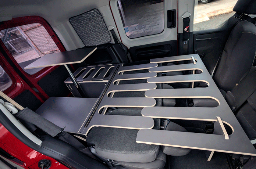 mueble camper vw caddy