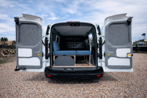 camper ford transit cama peine