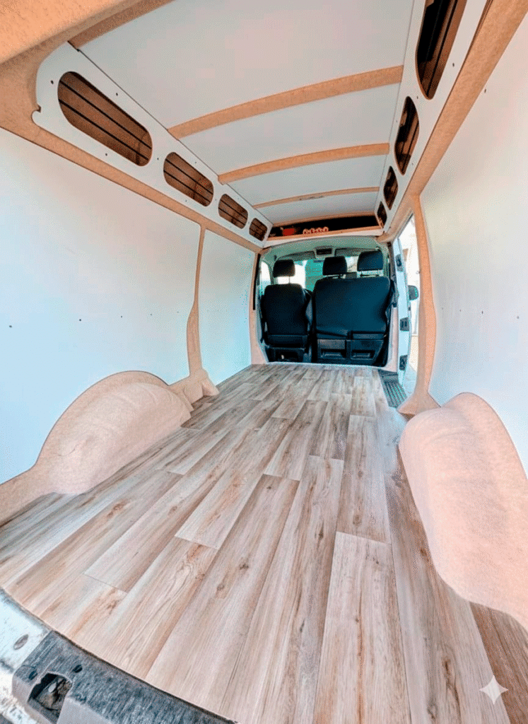 camperizacion vw transporter t5 sin homologar