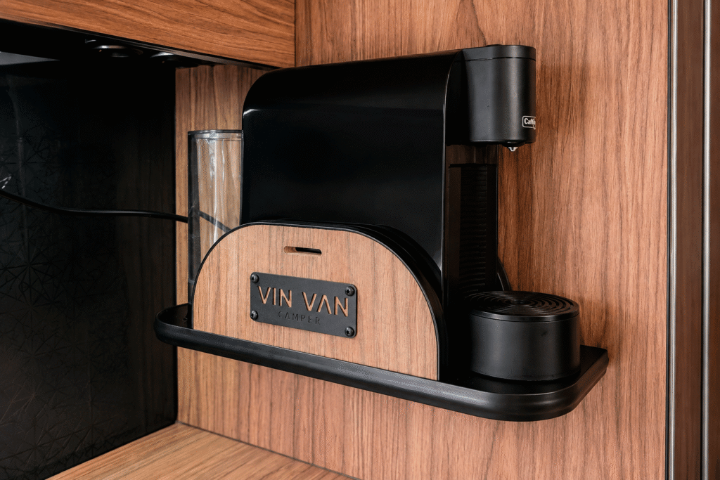 soporte para cafetera camper premium