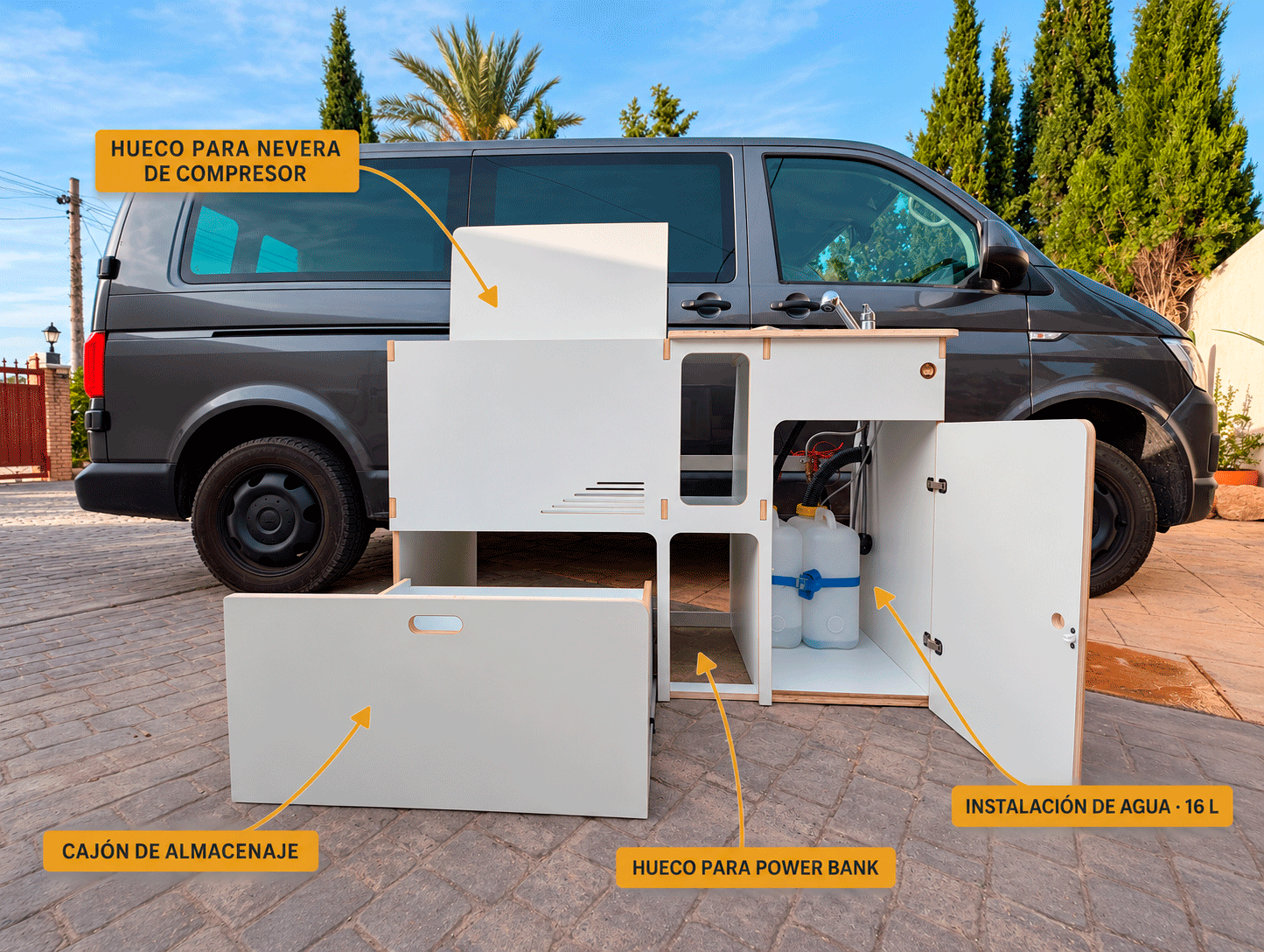 muble cocina camper para camperizar