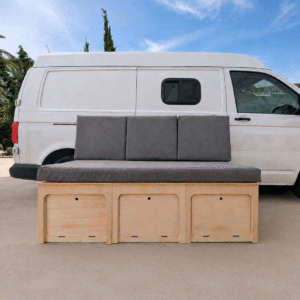 sofa cama camper con triple apertura
